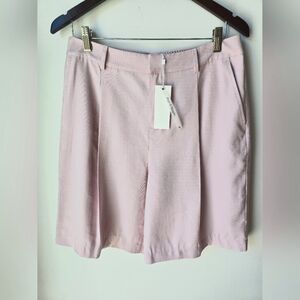 PURE&SIMPLE Rose Petal Pastel Pink Bermuda Shorts Viscose Size M